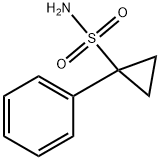 Cyclopropanesulfonamide, 1-phenyl- (9CI) Structural