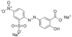 disodium 5-[(4-nitro-2-sulphonatophenyl)azo]salicylate 