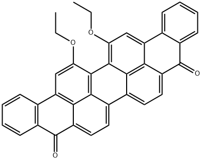 16,17-diethoxyviolanthrene-5,10-dione  Structural