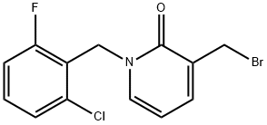 3-(BROMOMETHYL)-1-(2-CHLORO-6-FLUOROBENZYL)-1,2-DIHYDRO-2-PYRIDINONE