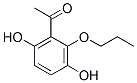 Ethanone, 1-(3,6-dihydroxy-2-propoxyphenyl)- (9CI) Structural