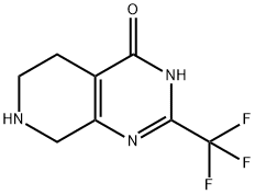 2-(TRIFLUOROMETHYL)-5,6,7,8-TETRAHYDROPYRIDO[3,4-D]PYRIMIDIN-4-OL Structural