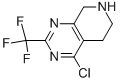 4-chloro-2-(trifluoromethyl)-5,6,7,8-tetrahydropyrido[3,4-d]pyrimidine Structural