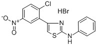 N2-PHENYL-4-(2-CHLORO-5-NITROPHENYL)-1,3-THIAZOL-2-AMINE HYDROBROMIDE