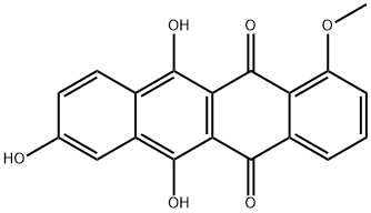 7,8-dehydro-9,10-desacetyldoxorubicinone Structural