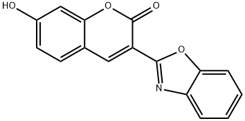 3-(2-BENZOXAZOLYL)-7-HYDROXYCOUMARIN Structural