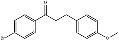 4'-BROMO-3-(4-METHOXYPHENYL)PROPIOPHENONE Structural