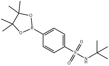 4-(TERT-BUTYLAMINO)SULFONYLPHENYLBORONIC ACID PINACOL ESTER Structural