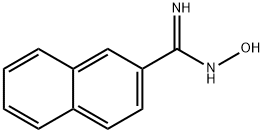 N'-HYDROXY-2-NAPHTHALENECARBOXIMIDAMIDE Structural