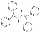 (2S,3S)-(-)-BIS(DIPHENYLPHOSPHINO)BUTANE Structural