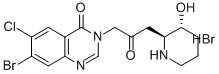 Halofuginone hydrobromide Structural