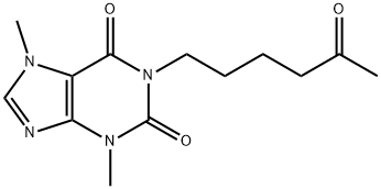 Pentoxifylline Structural Picture