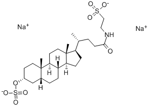 3ALPHA-HYDROXY-5BETA-CHOLAN-24-OIC ACID N-[2-SULFOETHYL]AMIDE 3-SULFATE DISODIUM SALT