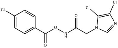 N-[(4-CHLOROBENZOYL)OXY]-2-(4,5-DICHLORO-1H-IMIDAZOL-1-YL)ACETAMIDE