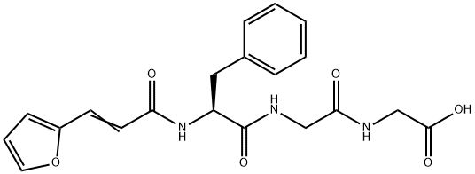 N-[3-(2-Furyl)acryloyl]-L-phenylalanyl-glycyl-glycine Structural