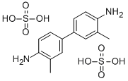 [3,3'-dimethyl[1,1'-biphenyl]-4,4'-diyl]diammonium bis(hydrogen sulphate)    