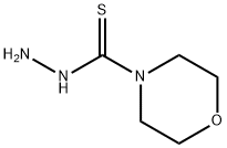 4-Morpholinethiocarbonylhydrazide Structural