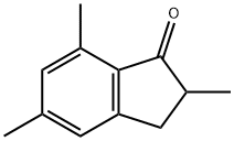 2,5,7-TRIMETHYL-INDAN-1-ONE Structural