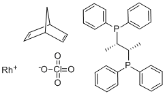 (BICYCLO[2.2.1]HEPTA-2,5-DIENE)[(2S,3S)-BIS(DIPHENYLPHOSPHINO)-BUTANE] RHODIUM(I) PERCHLORATE