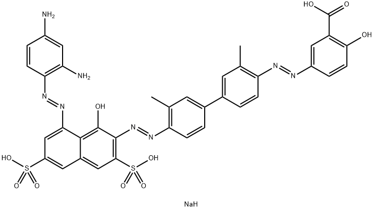 trisodium 5-[[4'-[[8-[(2,4-diaminophenyl)azo]-1-hydroxy-3,6-disulphonato-2-naphthyl]azo]-3,3'-dimethyl[1,1'-biphenyl]-4-yl]azo]salicylate  