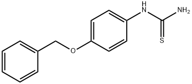 1-(4-BENZYLOXYPHENYL)-2-THIOUREA Structural