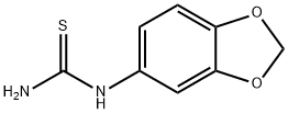 1-(3,4-METHYLENEDIOXYPHENYL)-2-THIOUREA Structural