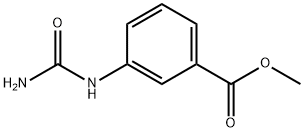 METHYL 3-[(AMINOCARBONYL)AMINO]BENZOATE Structural