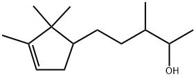 5-(2,2,3-Trimethyl-3-cyclopentenyl)-3-methyl-pentan-2-ol  Structural