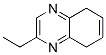 Quinoxaline,  2-ethyl-5,8-dihydro- Structural