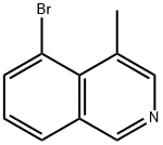 5-Bromo-4-methylisoquinoline Structural