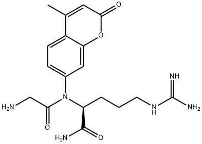 GLY-ARG-7-AMINO-4-METHYLCOUMARIN Structural