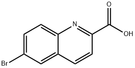 6-Bromoquinoline-2-carboxylic acid Structural