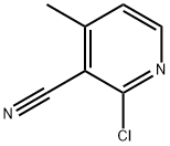 2-Chloro-4-methylpyridine-3-carbonitrile Structural