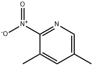 Pyridine,  3,5-dimethyl-2-nitro- Structural