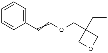 Oxetane, 3-ethyl-3-[[(2-phenylethenyl)oxy]methyl]- (9CI) Structural