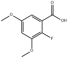 Benzoic acid, 2-fluoro-3,5-dimethoxy- (9CI) Structural