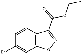 ethyl 6-bromobenzo[d]isoxazole-3-carboxylate Structural