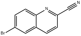 6-BROMO-QUINOLINE-2-CARBONITRILE Structural