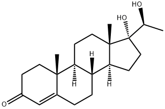 17ALPHA, 20ALPHA-DIHYDROXY-4-PREGNEN-3-ONE Structural