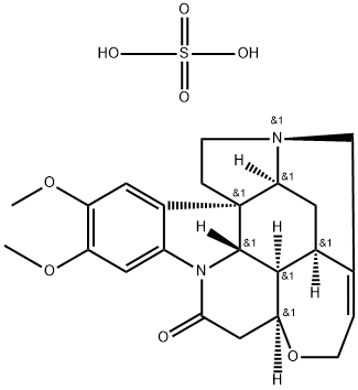 BRUCINE SULFATE HYDRATE Structural