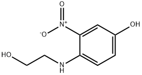 4-((2-Hydroxyethyl)amino)-3-nitrophenol Structural