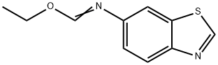 Methanimidic acid, N-6-benzothiazolyl-, ethyl ester (9CI) Structural