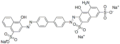 5-Amino-4-hydroxy-3-[[4'-[(1-hydroxy-4-sulfo-2-naphtyl)azo]-1,1'-biphenyl-4-yl]azo]-2,7-naphthalenedisulfonic acid trisodium salt