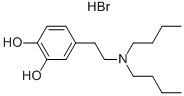 1,2-BENZENEDIOL, 4-[2-(DIBUTYLAMINO)ETHYL]-, HYDROBROMIDE Structural