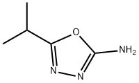 5-ISOPROPYL-1,3,4-OXADIAZOL-2-AMINE Structural