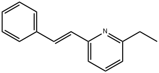 Pyridine, 2-ethyl-6-[(1E)-2-phenylethenyl]- (9CI) Structural