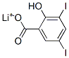 LITHIUM 3,5-DIIODOSALICYLATE Structural
