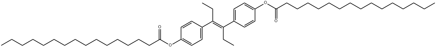 3,4-BIS-(P-HYDROXYPHENYL)-3-HEXENE 4,4'-DIPALMITATE