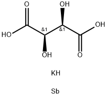 antimony(3+) potassium [R-(R*,R*)]-monotartrate Structural