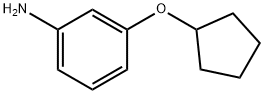 Benzenamine, 3-(cyclopentyloxy)- (9CI) Structural